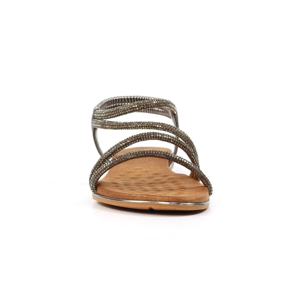 Cortez Pewter Sandal