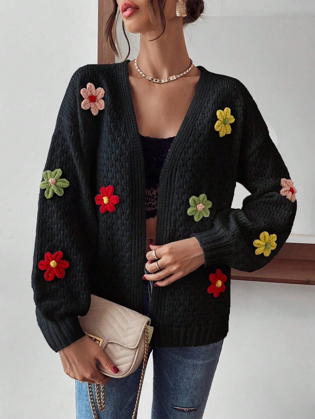 Cárdigan Floral LUNE de Cherry Vibes en 🌸