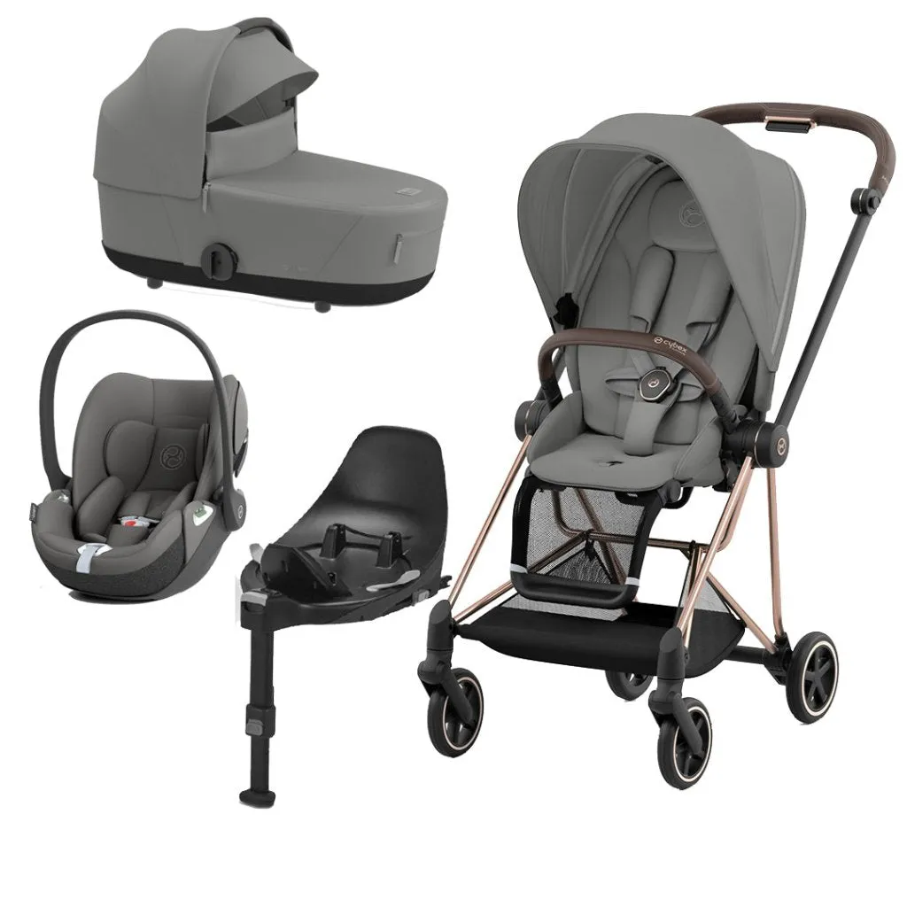 CYBEX MIOS Travel System - Mirage Grey