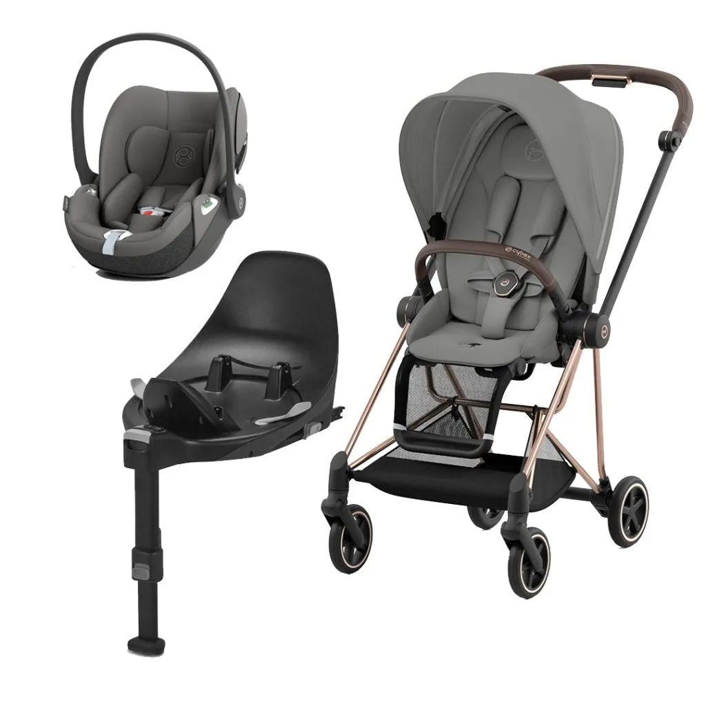 CYBEX MIOS Travel System - Mirage Grey