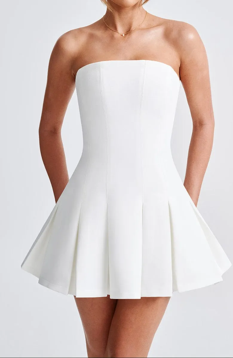 Danna Minikleid-Elfenbein