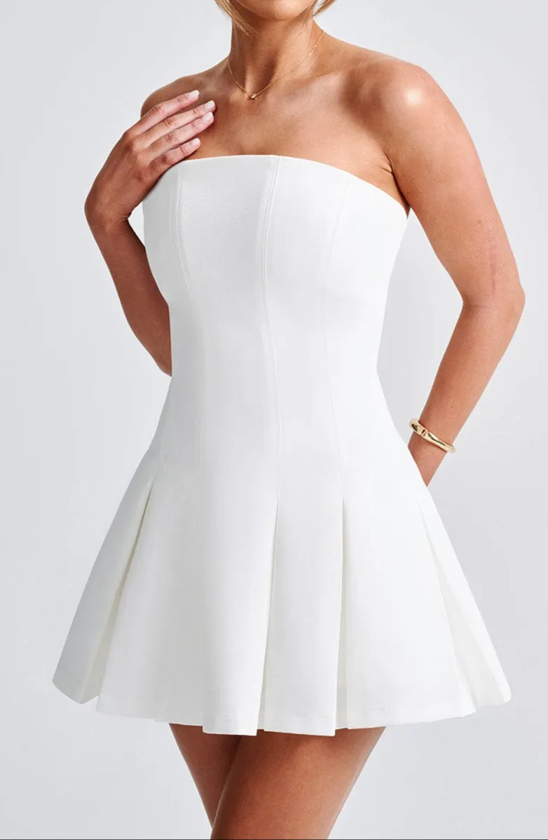 Danna Minikleid-Elfenbein