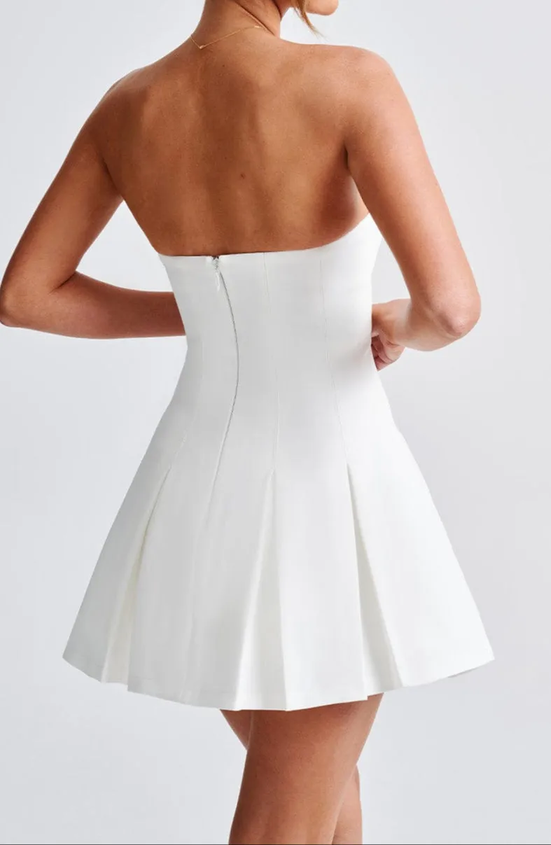 Danna Minikleid-Elfenbein
