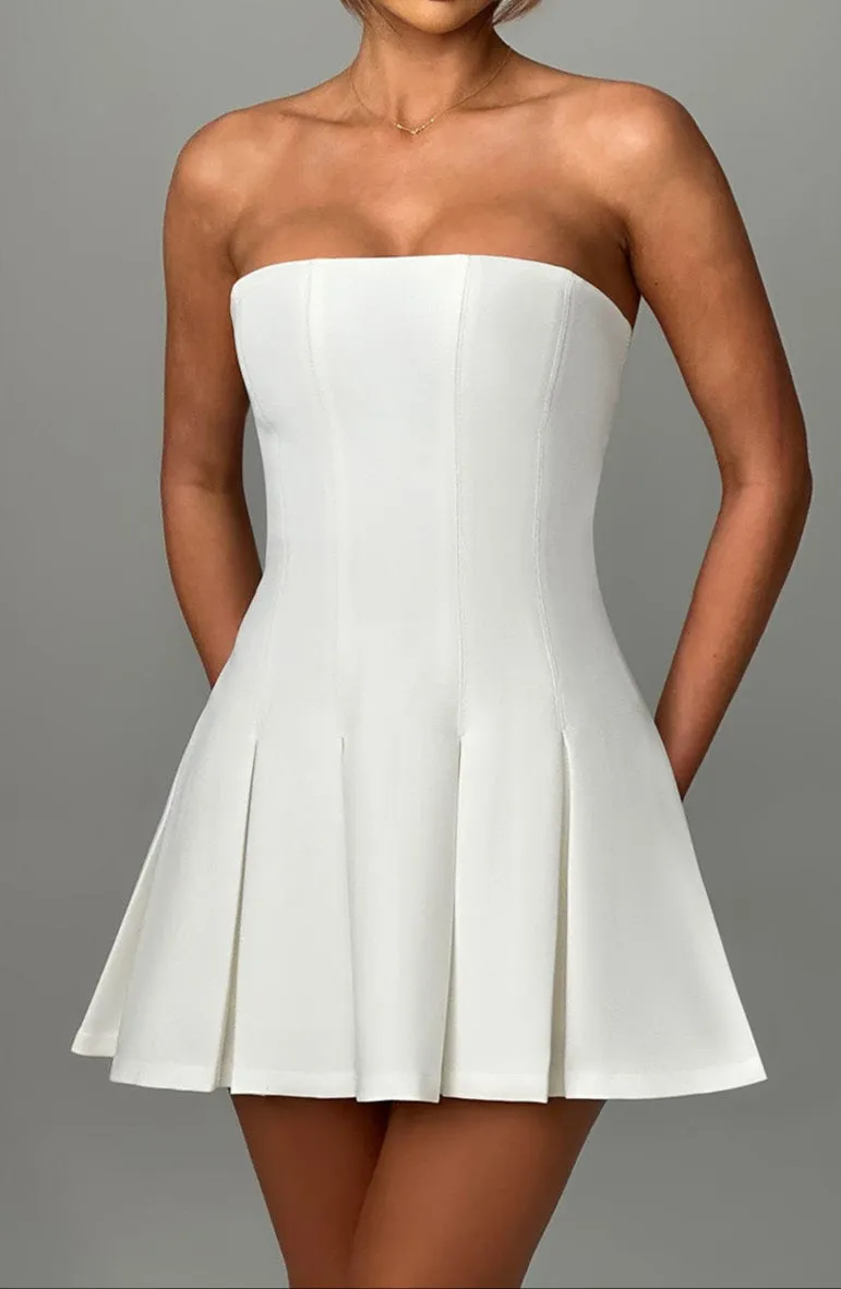 Danna Minikleid-Elfenbein