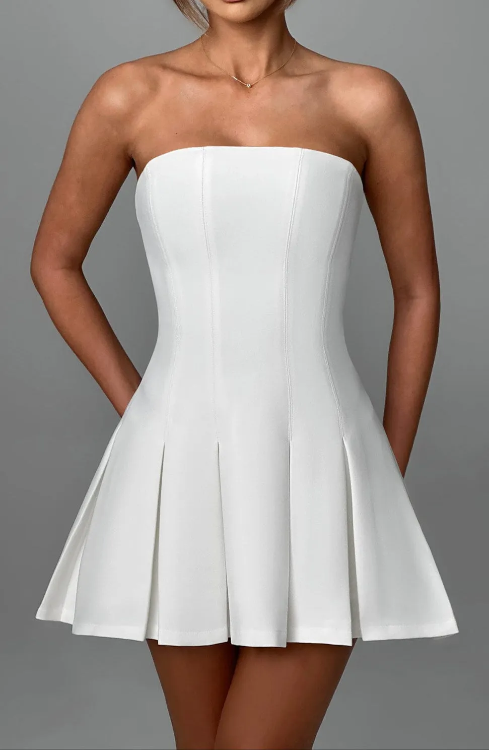 Danna Minikleid-Elfenbein