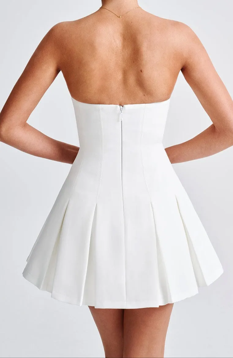 Danna Minikleid-Elfenbein
