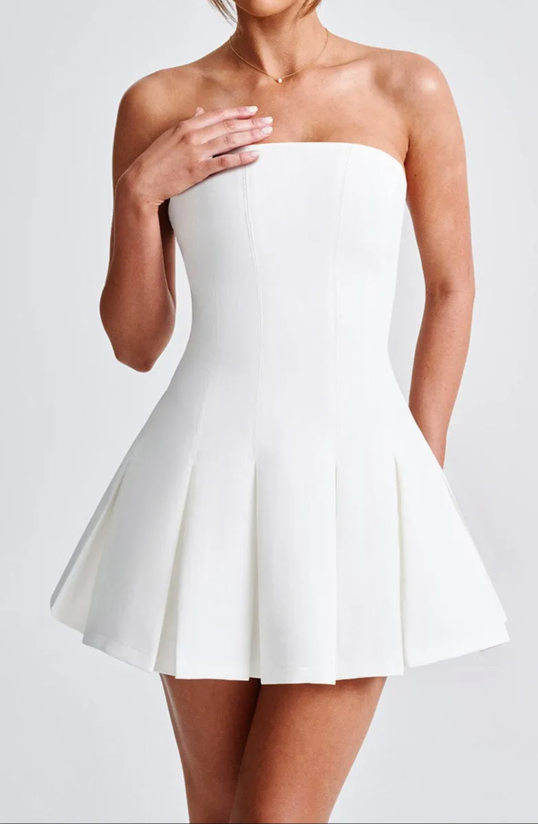 Danna Minikleid-Elfenbein