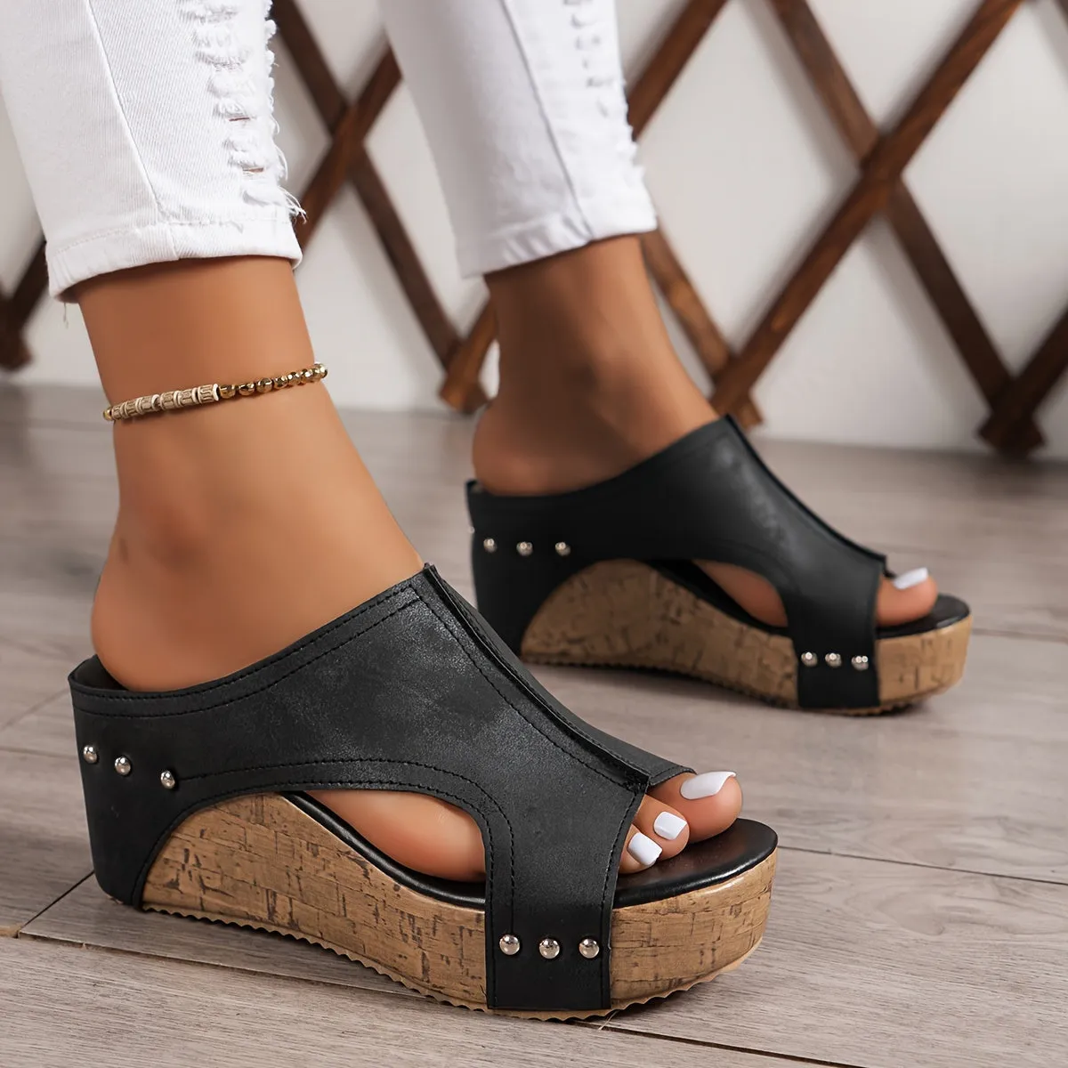 Debbie - Casual leather orthopedic sandals