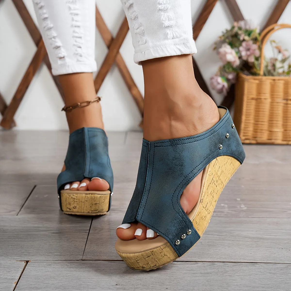Debbie - Casual leather orthopedic sandals