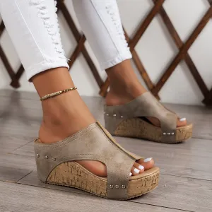 Debbie - Casual leather orthopedic sandals