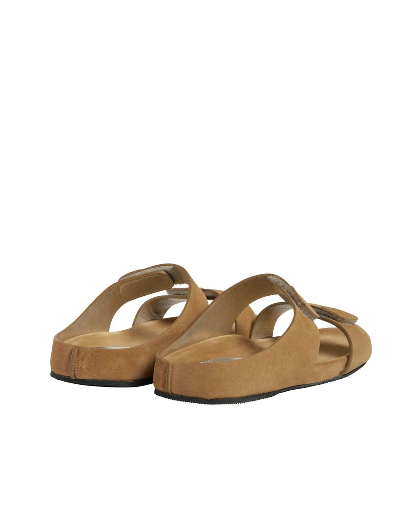 Delia sand leather mules