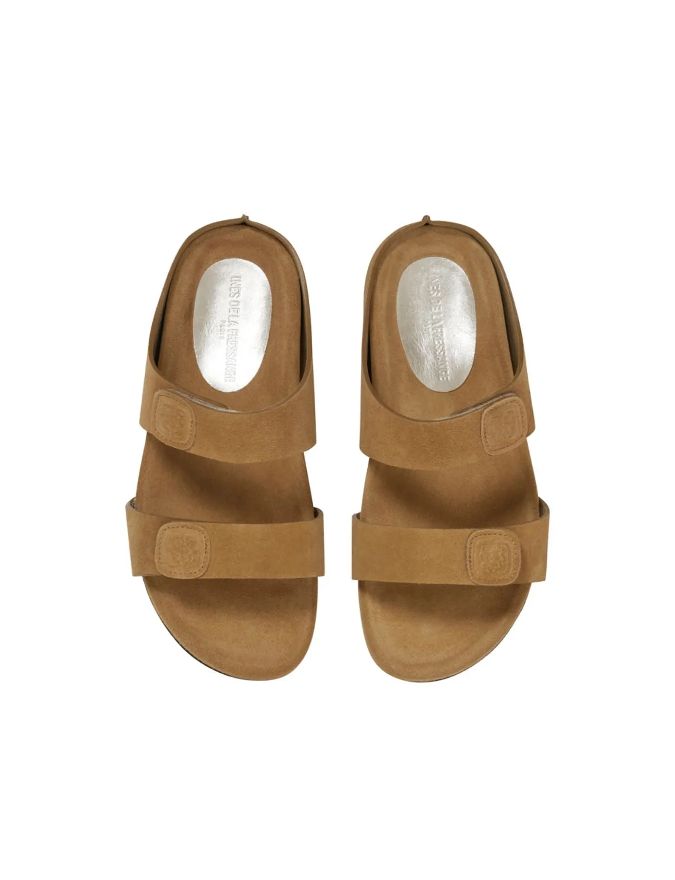 Delia sand leather mules