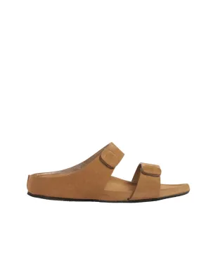 Delia sand leather mules