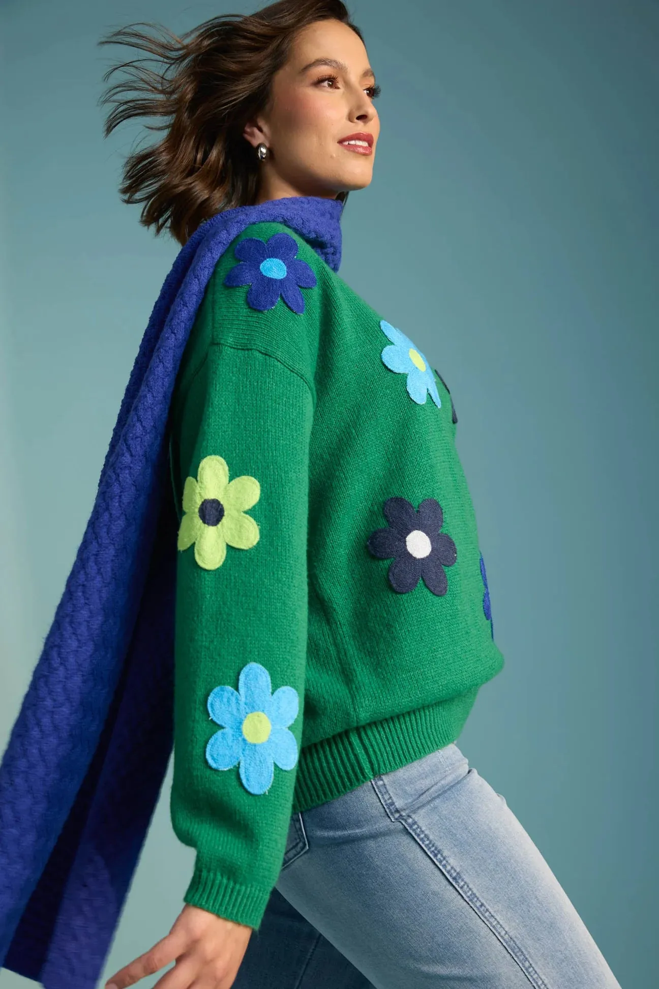 Delphi Jumper - Blue/Oasis