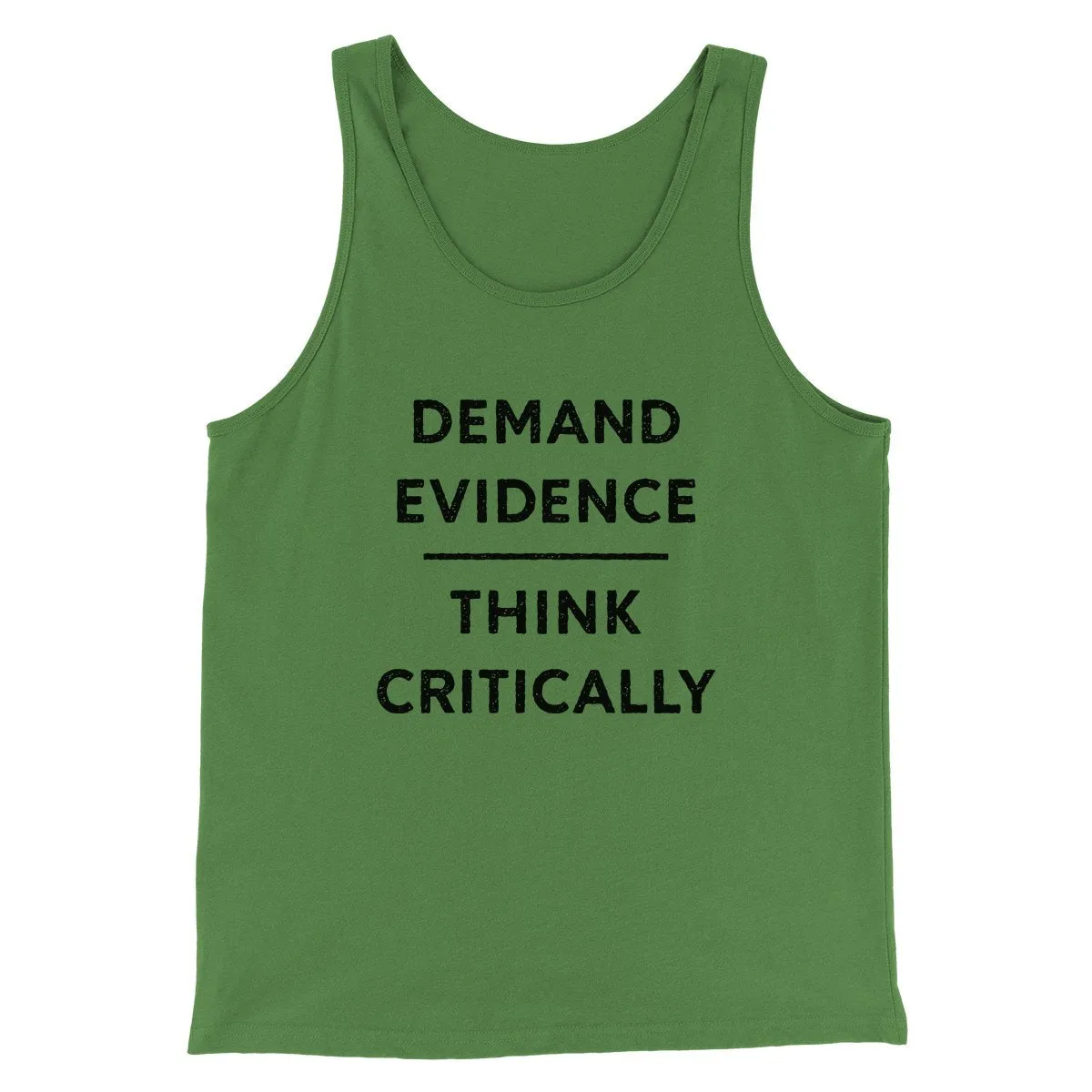 Demand Evidence and Think Critically Men/Unisex Tank