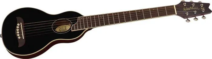 Discontinued Washburn Rover Acoustic Travel Guitar, Trans Blue