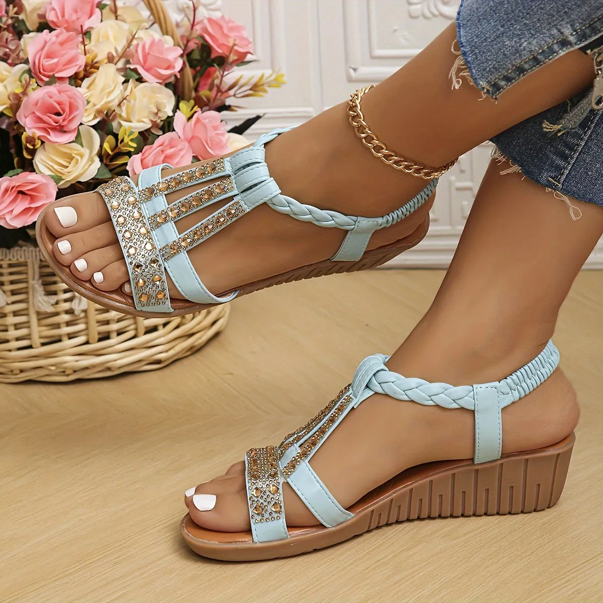 Donna - Casual leather orthopedic sandals