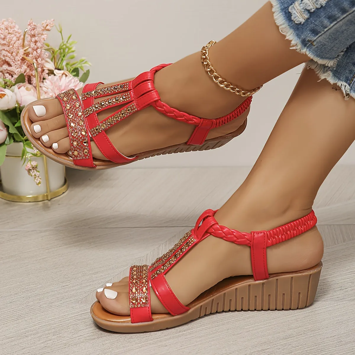 Donna - Casual leather orthopedic sandals