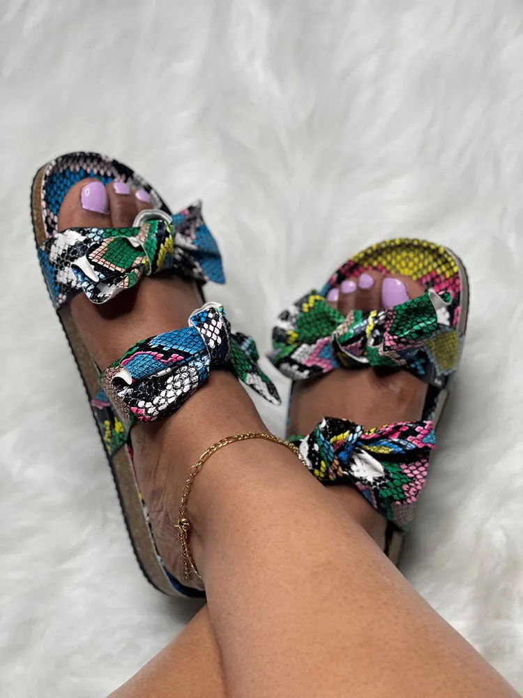 Double Bow Slippers