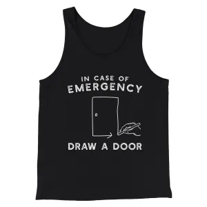 Draw a Door Men/Unisex Tank Top
