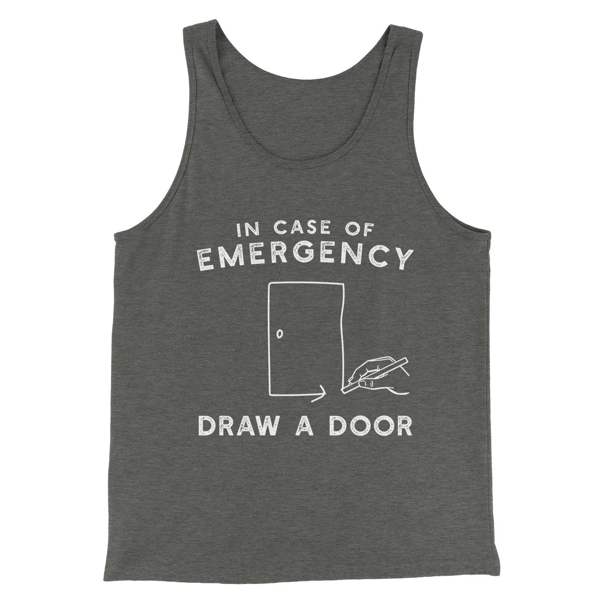 Draw a Door Men/Unisex Tank Top