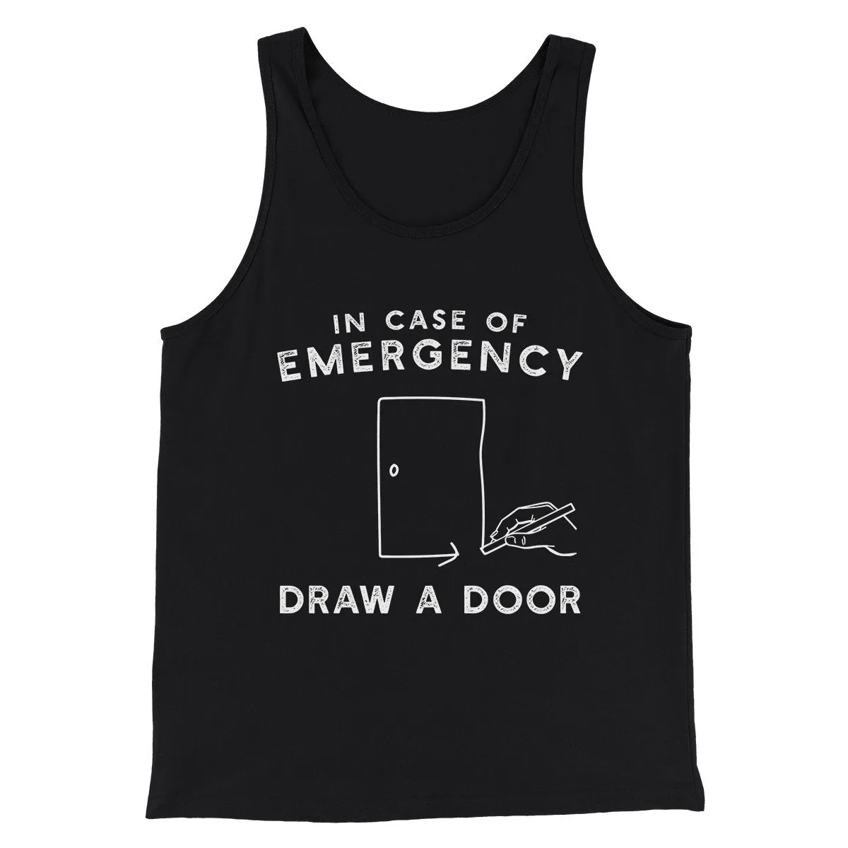 Draw a Door Men/Unisex Tank Top