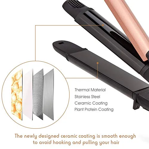 Dual Travel Straightener and Curler
