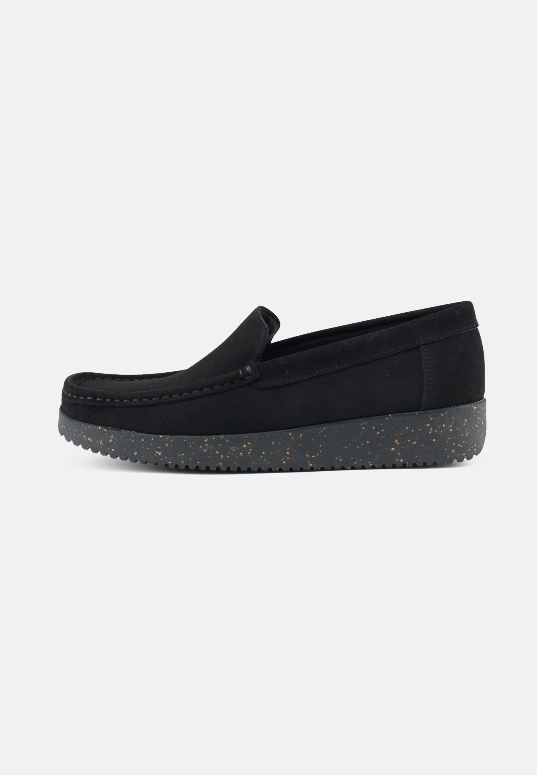 Elin Loafer Suede - Black