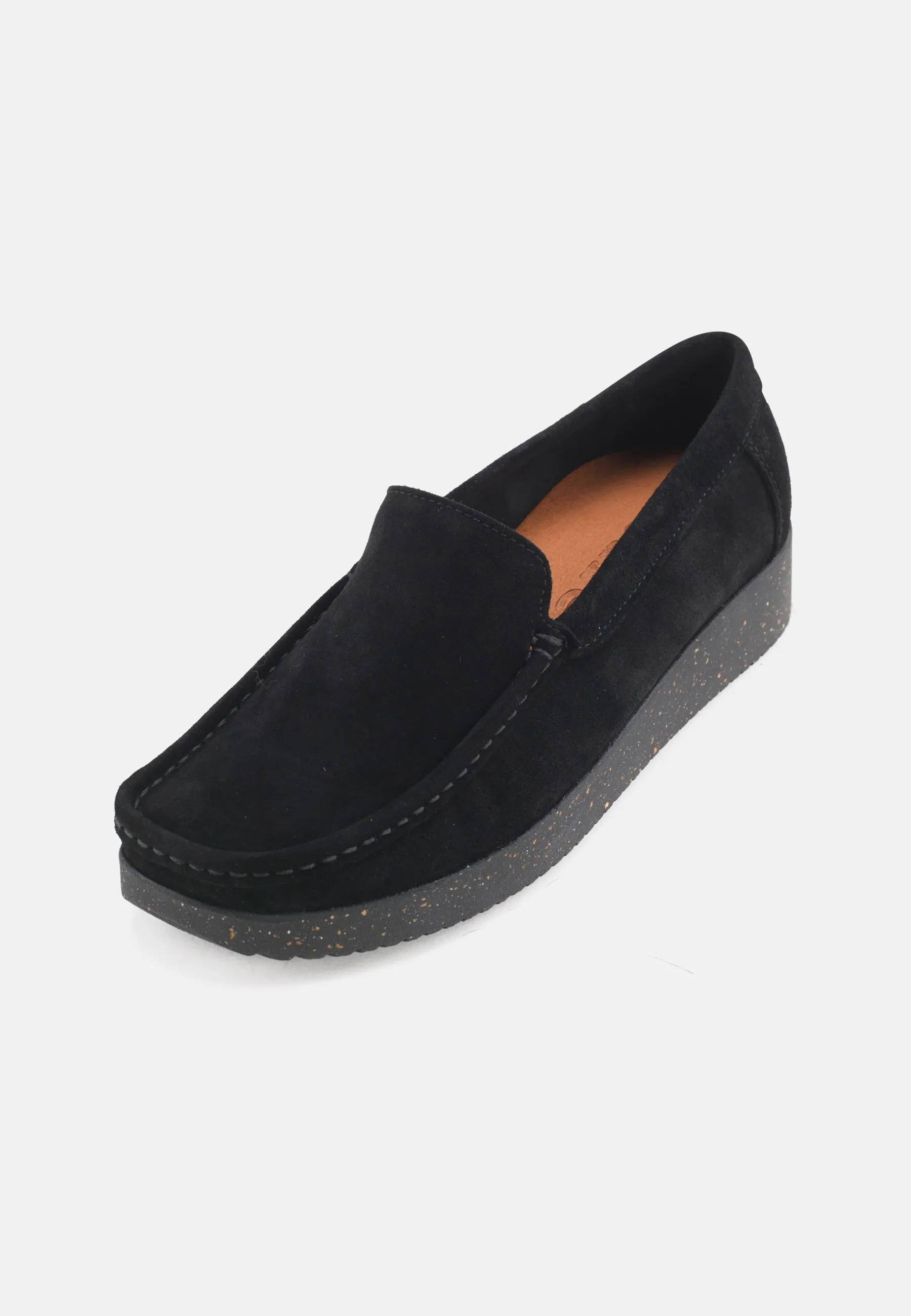 Elin Loafer Suede - Black