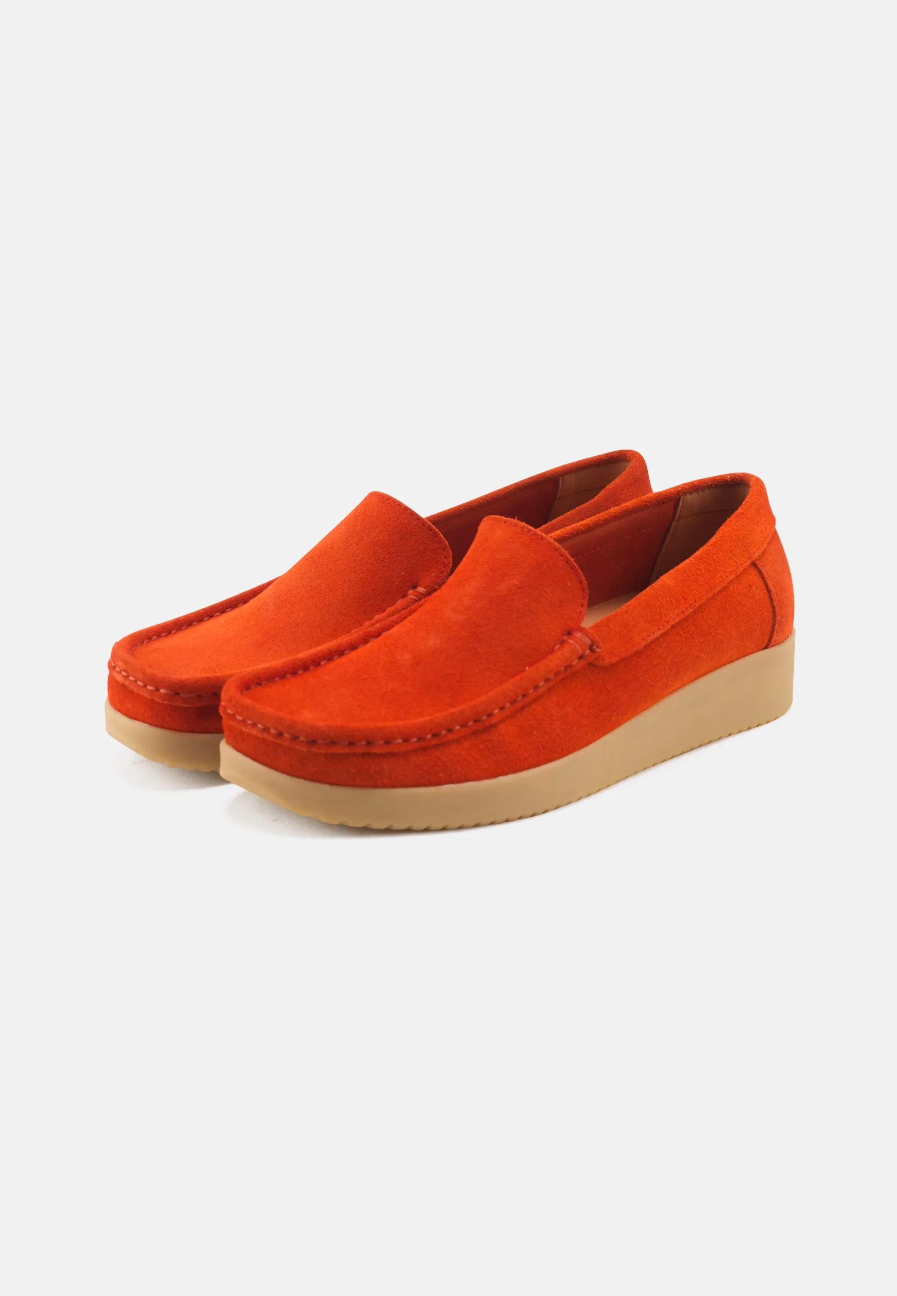 Elin Loafer Suede - Orange