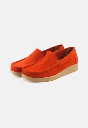 Elin Loafer Suede - Orange