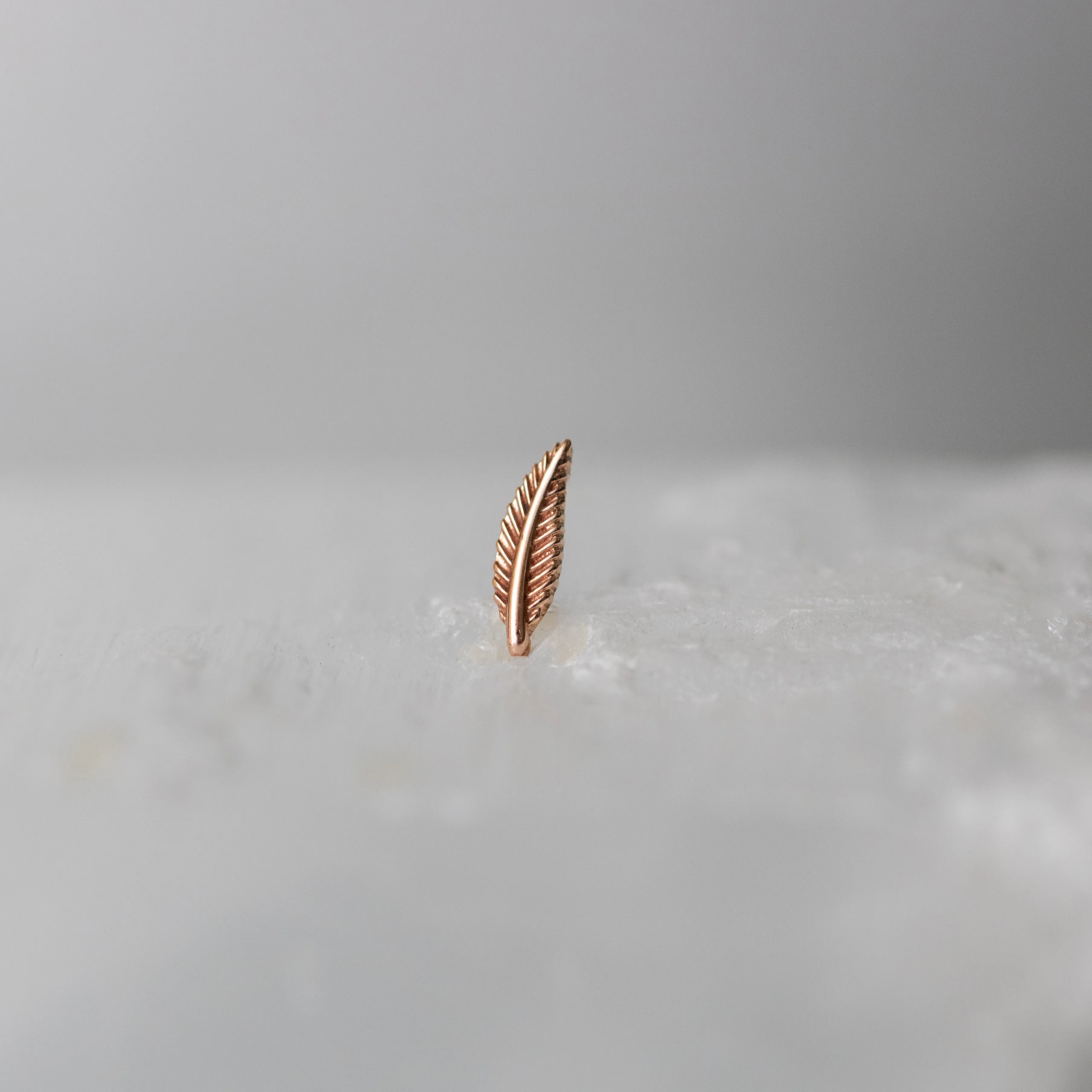 Elongated Leaf Threadless End