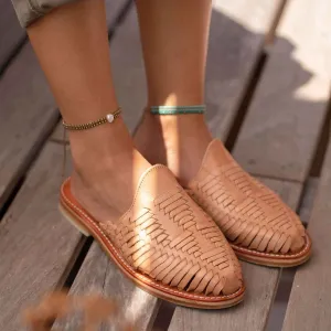 EMMA Leather Beige (Last sizes)