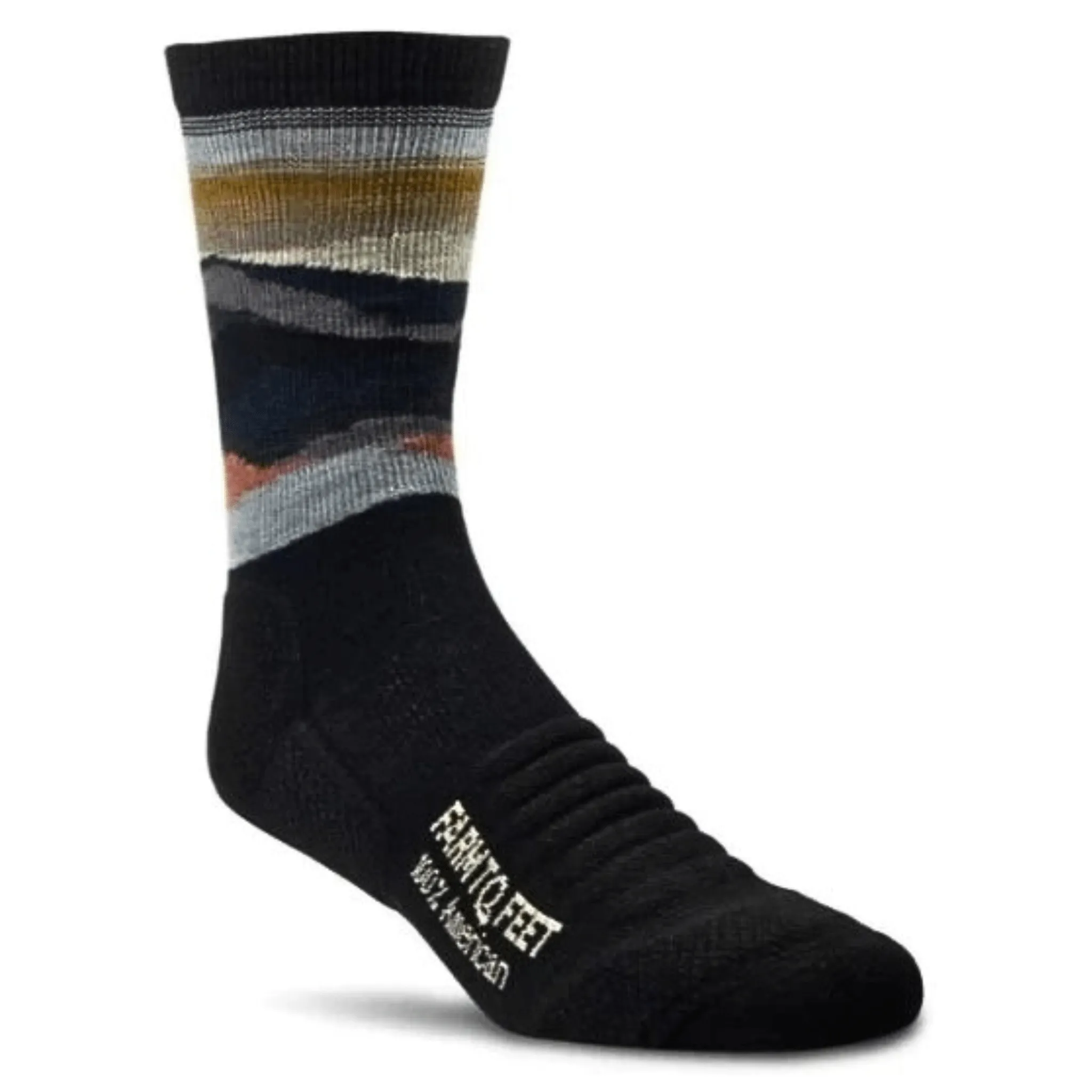 Farm to Feet Max Patch Trail Light Targeted Cushion 3/4 Crew Socks