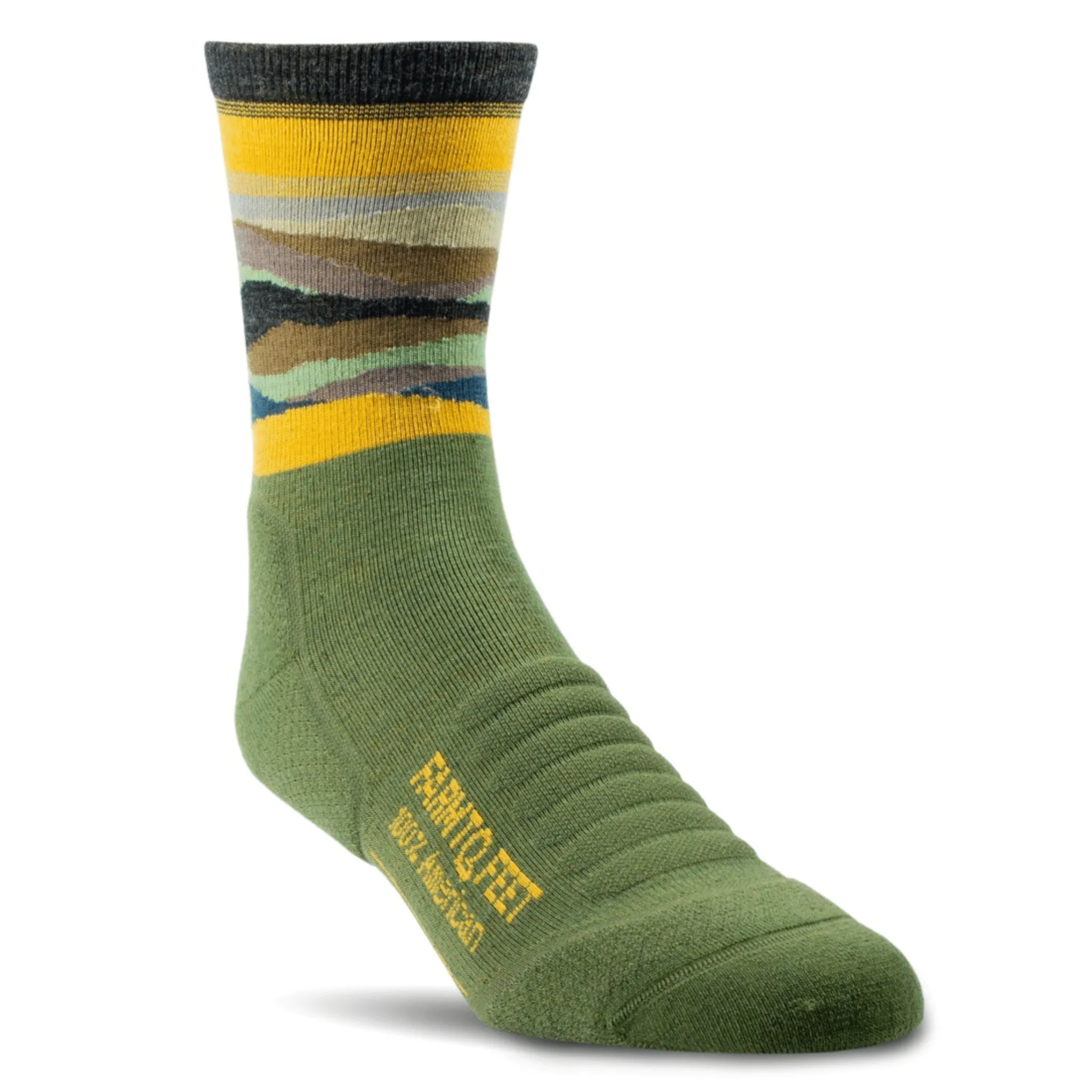Farm to Feet Max Patch Trail Light Targeted Cushion 3/4 Crew Socks