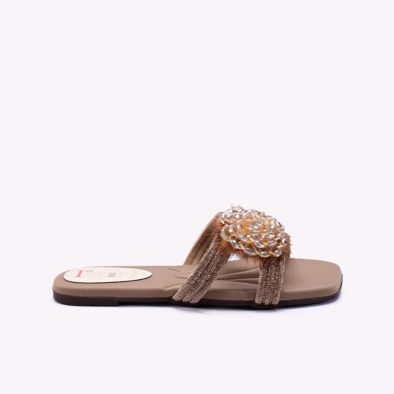 Fawn Fancy Flat Slippers 0413004