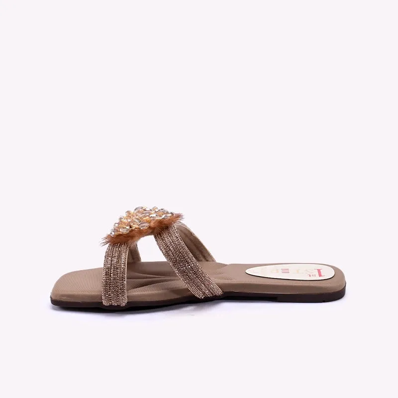 Fawn Fancy Flat Slippers 0413004