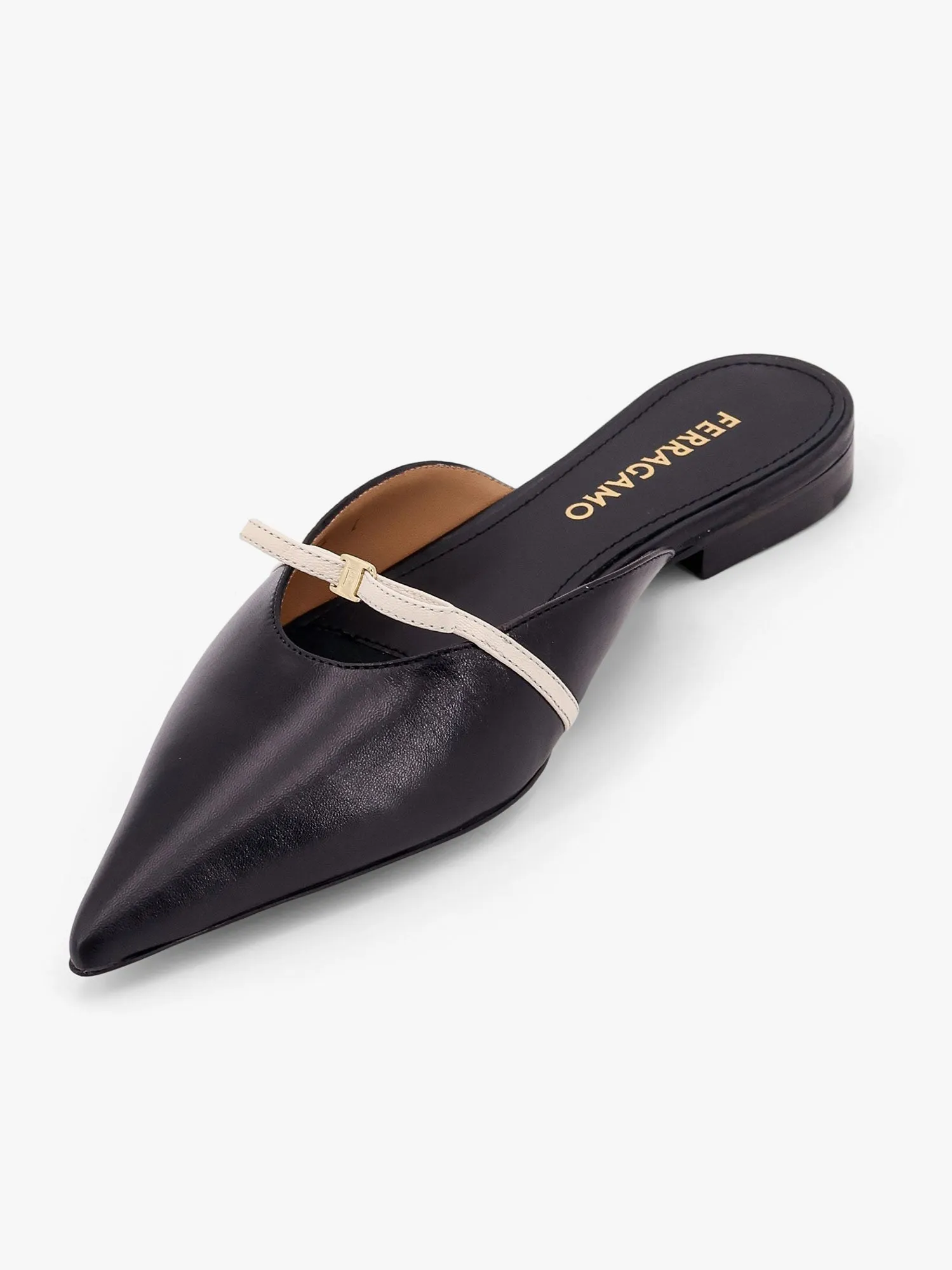 Ferragamo Giulye Leather Mule