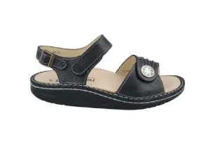 Finn Comfort Sausalito Black Arabesque