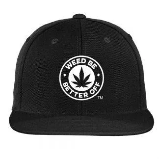 Flat Bill Snapback Cap