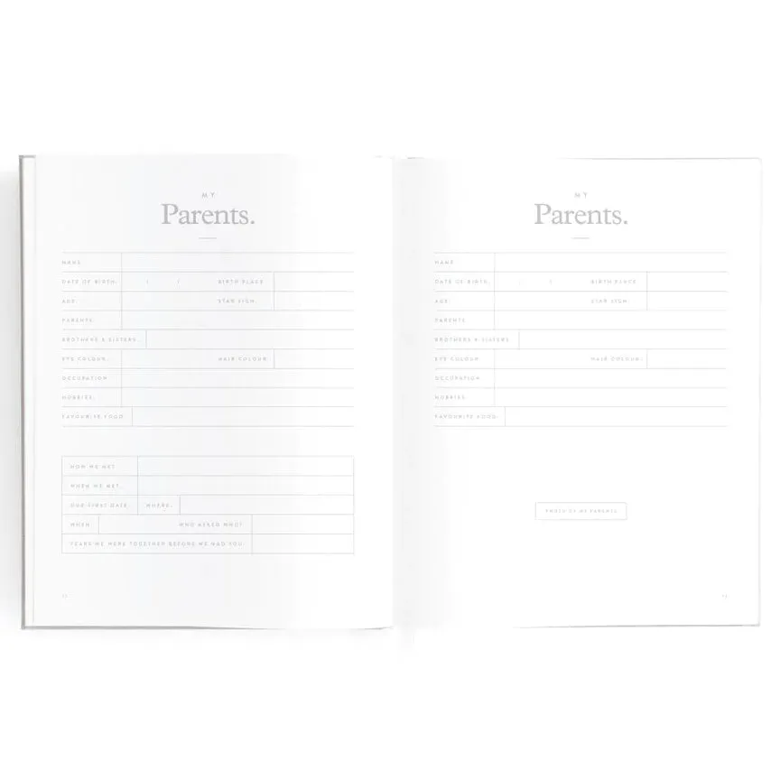 Fox & Fallow Baby Record Book - Biscuit