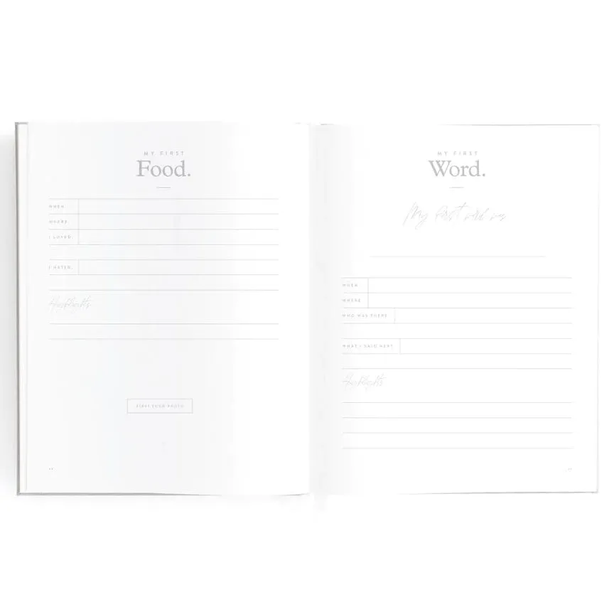 Fox & Fallow Baby Record Book - Biscuit