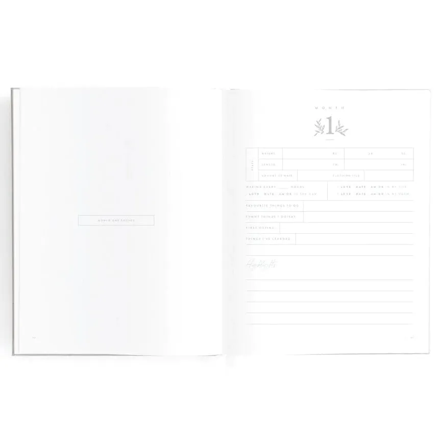 Fox & Fallow Baby Record Book - Biscuit