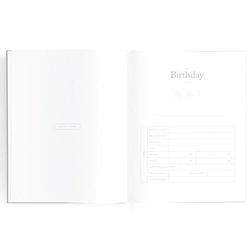 Fox & Fallow Baby Record Book - Biscuit