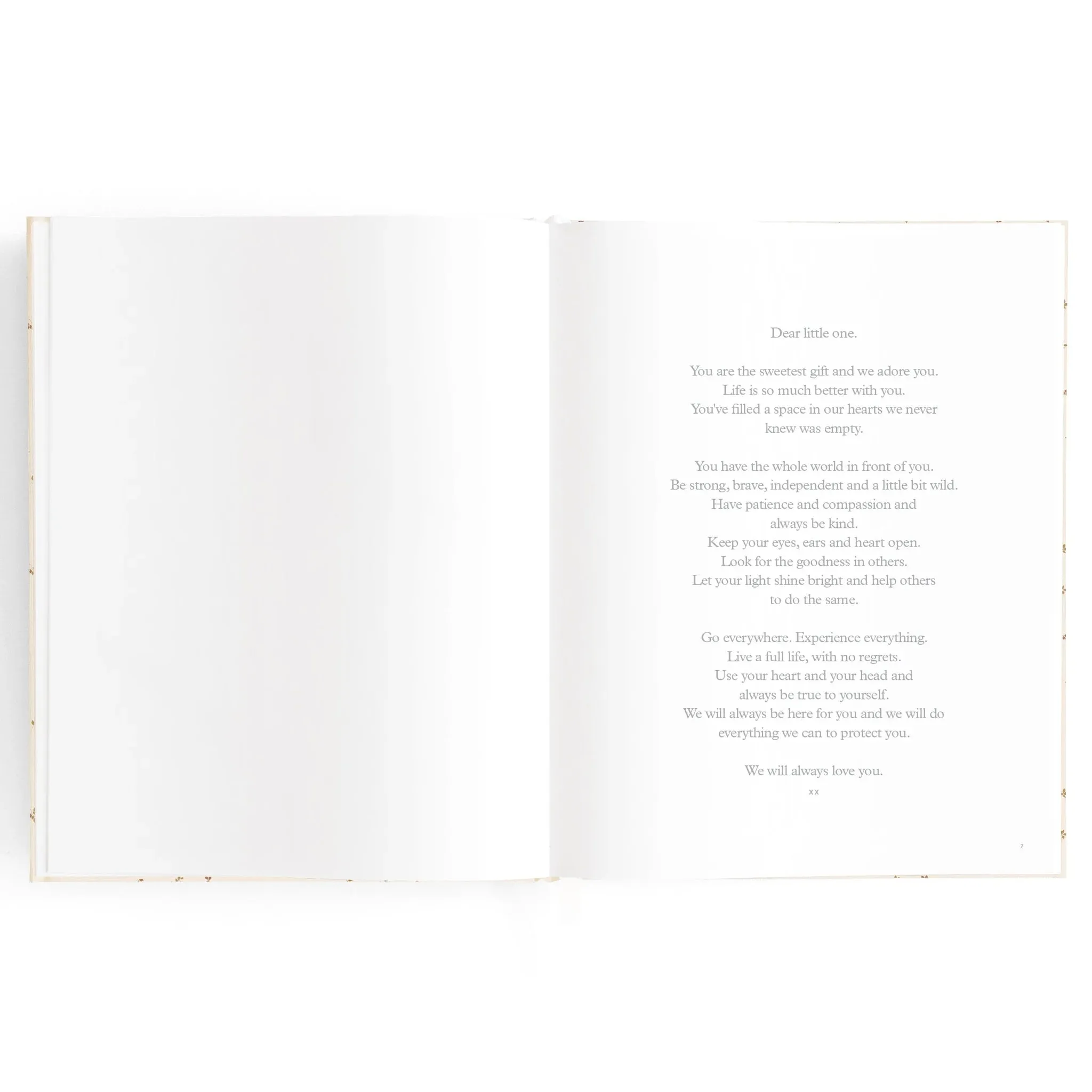 Fox & Fallow Baby Record Book - Broderie