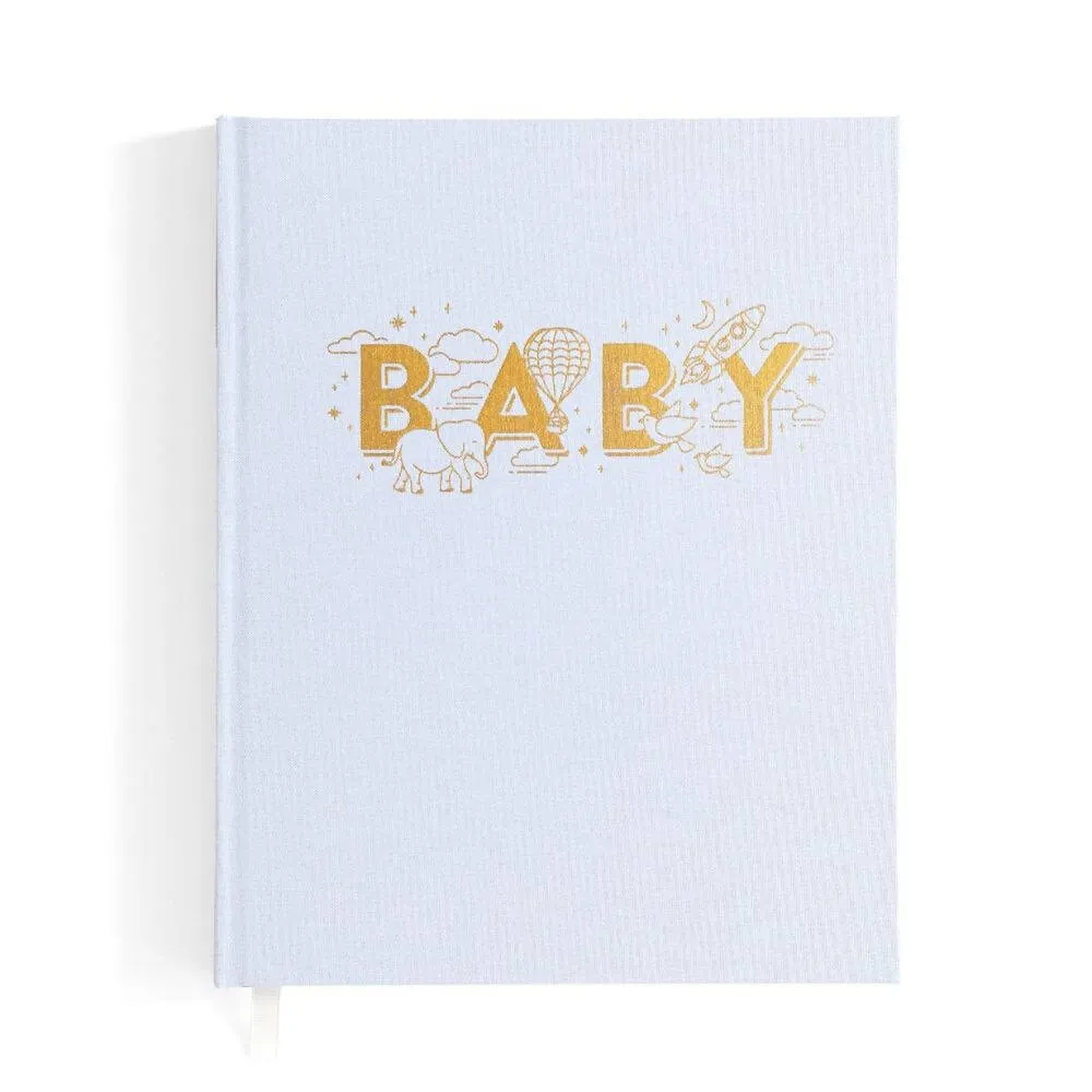 Fox & Fallow Powder Blue Baby Book