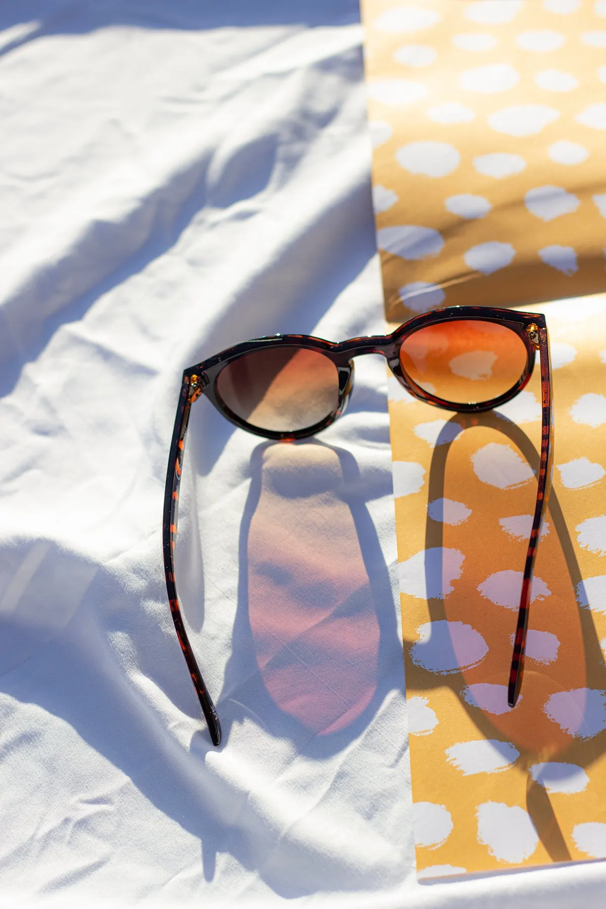 Front Lens Rounded Classic Pin Sunglasses
