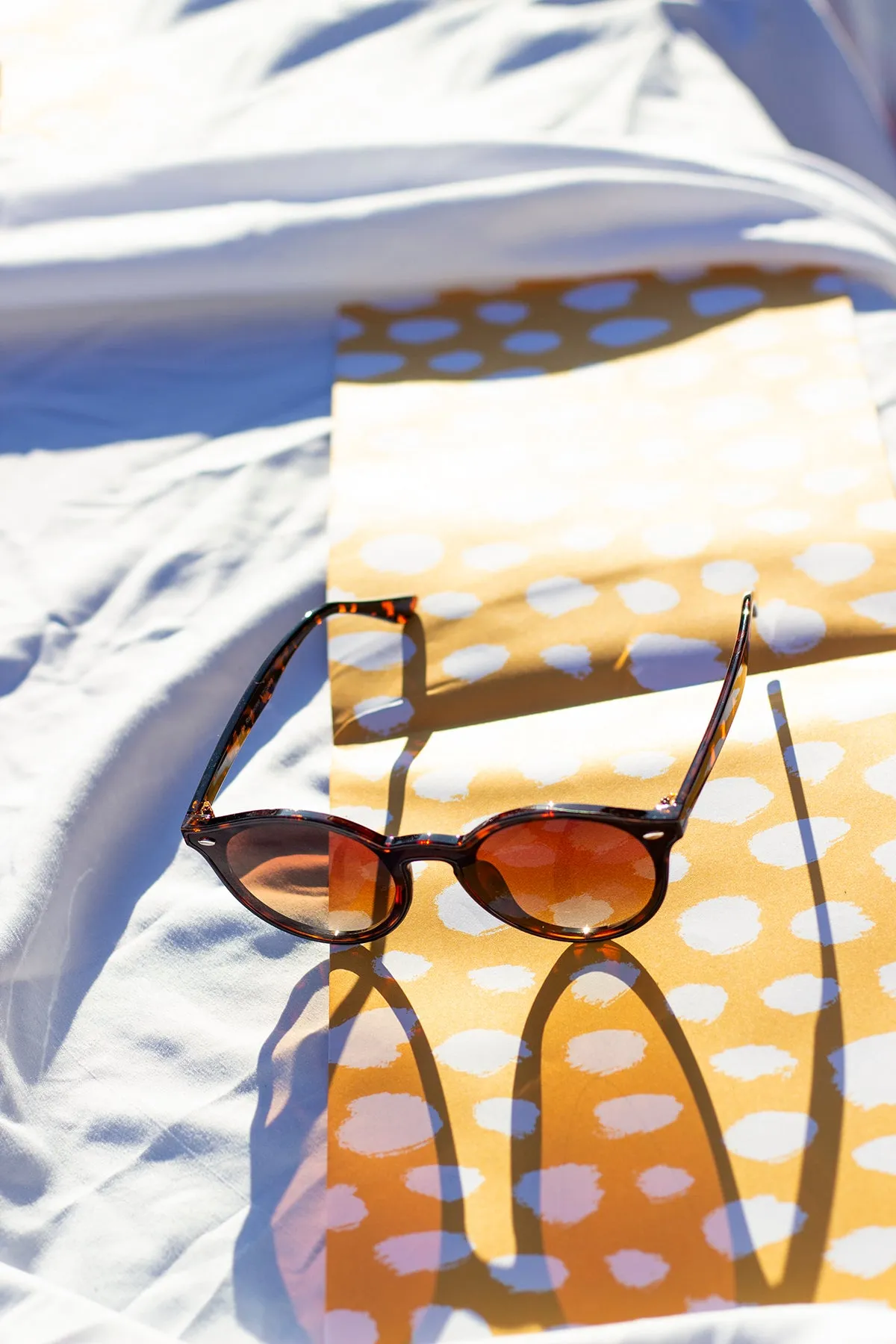 Front Lens Rounded Classic Pin Sunglasses