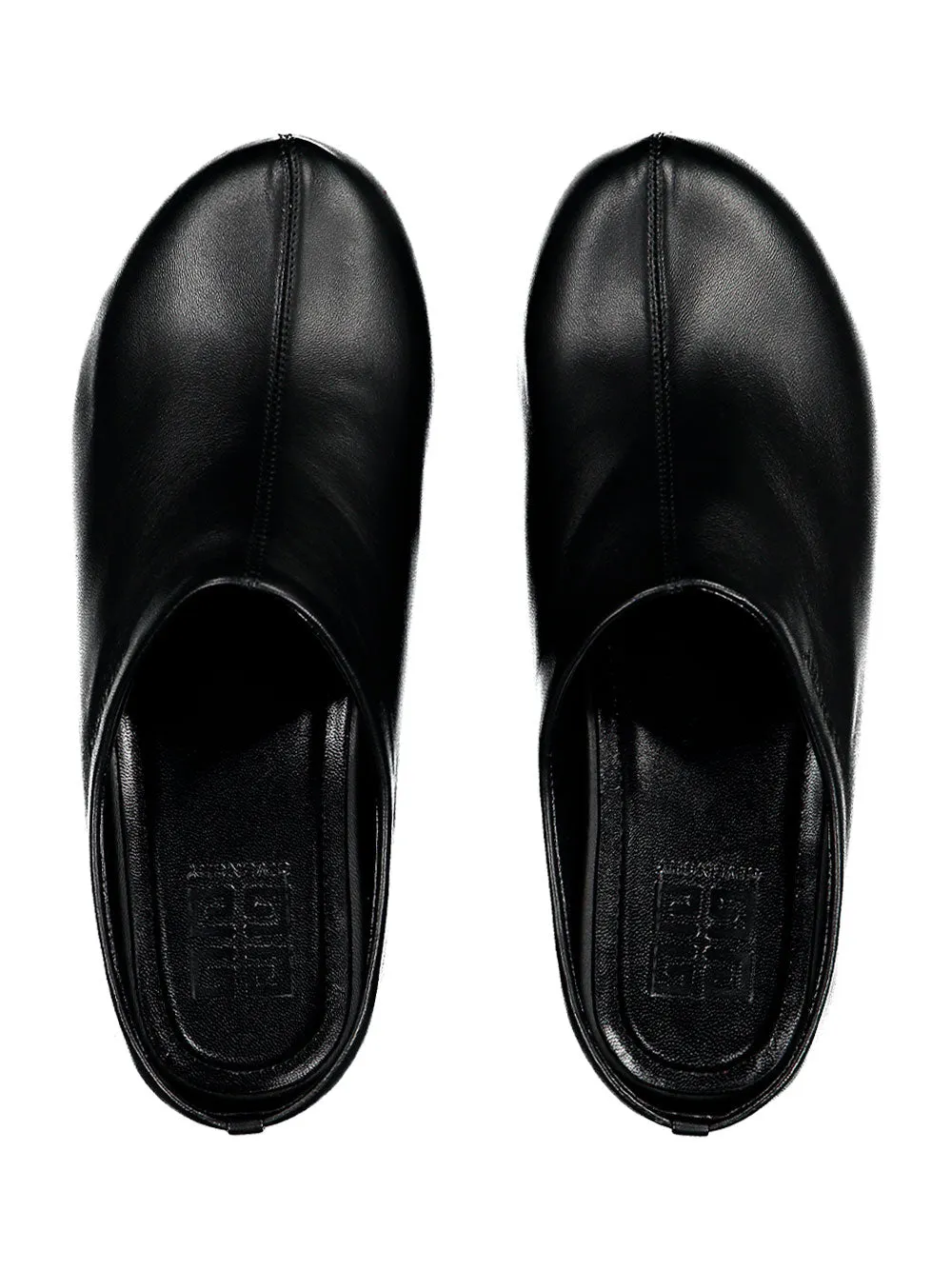 G Leather Clogs
