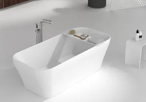 Gia Rectangle Round Corner Bath - 1700mm - G65158